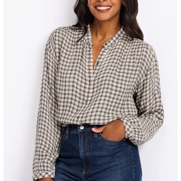 Bella Dahl Solisa Blouse Off-White Size Small - Picture 1 of 5